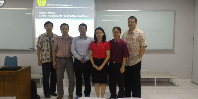 Kuliah Tamu Statistika dengan Pendekatan Metoda Bayesian