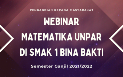 Webinar Matematika UNPAR di SMAK 1 Bina Bakti