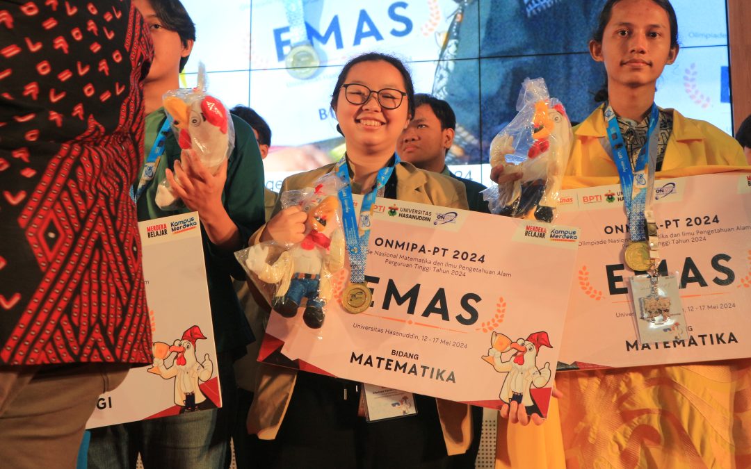 “Pecah Telor” Medali Emas dalam Olimpiade Nasional Matematika dan Ilmu Pengetahuan Alam – Perguruan Tinggi (ONMIPA-PT)
